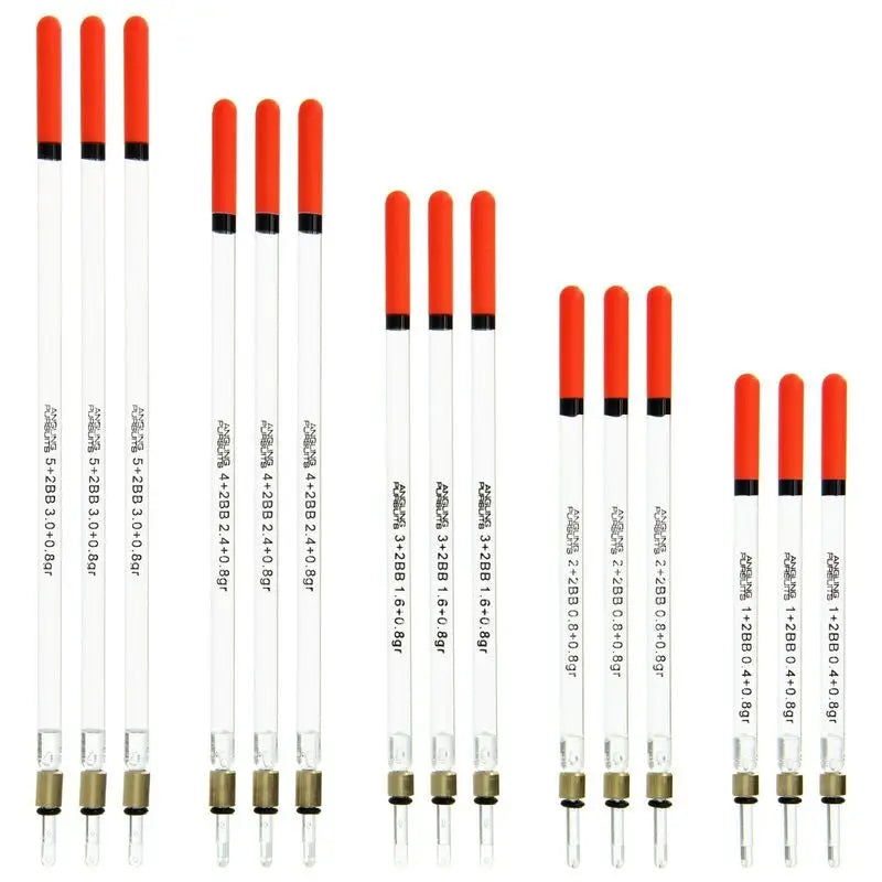 15-Piece Coarse Fishing Tackle Set – DAY Waggler Floats, Hooks, Disgorgers & Lead Shot