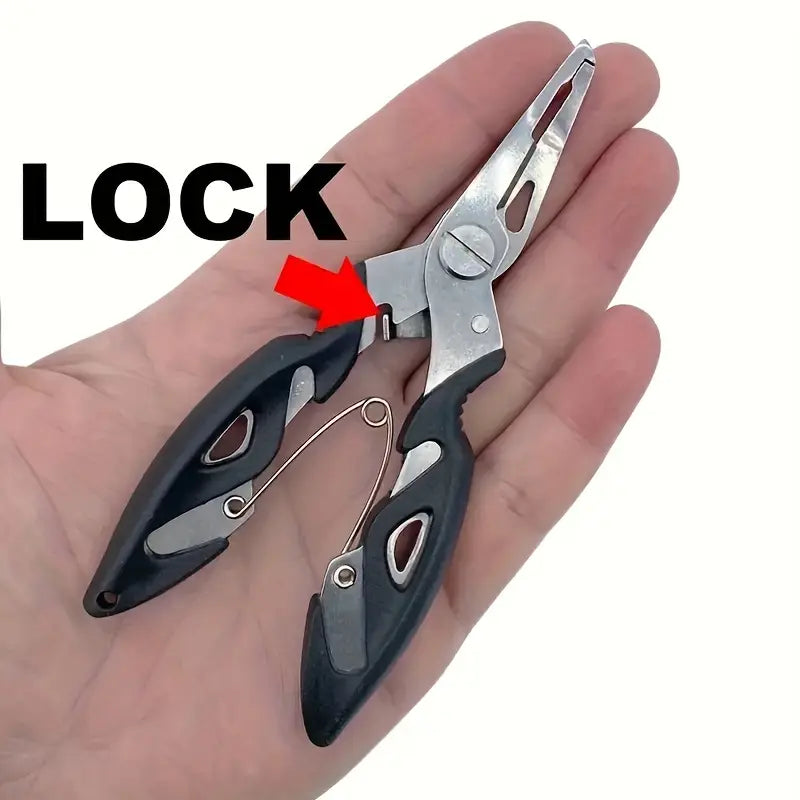 Multi-Function Fishing Pliers, Anti-Slip Grip & Quick Hook Removal - Durable Tool for Anglers