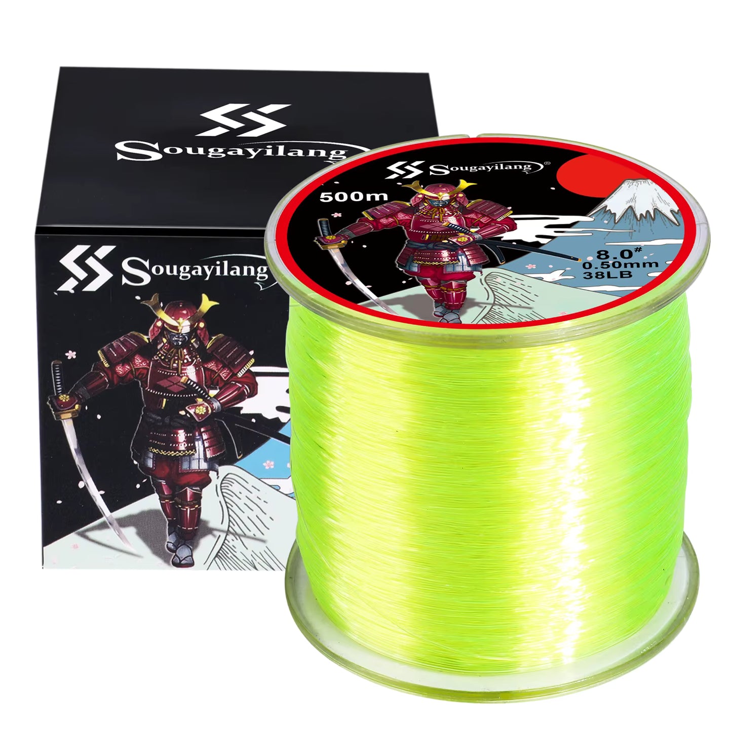 Sougayilang 500M Nylon Fishing Line Strong Japanese Monofilament for Carp & Perch