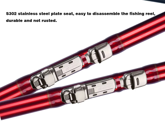 BIUTIFU Telescopic Bolognese Fishing Rod – 4.0m–6.5m T800 Carbon Ultralight Spinning & Float Rod, 30g Trout Travel Pole