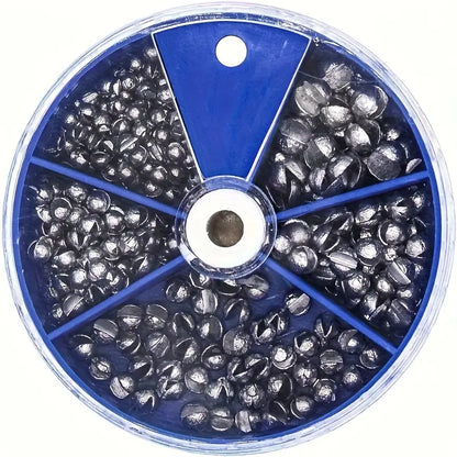 Adjustable Round Fishing Sinkers (5 Sizes) – Durable Tackle Accessories & Great Gift for Anglers