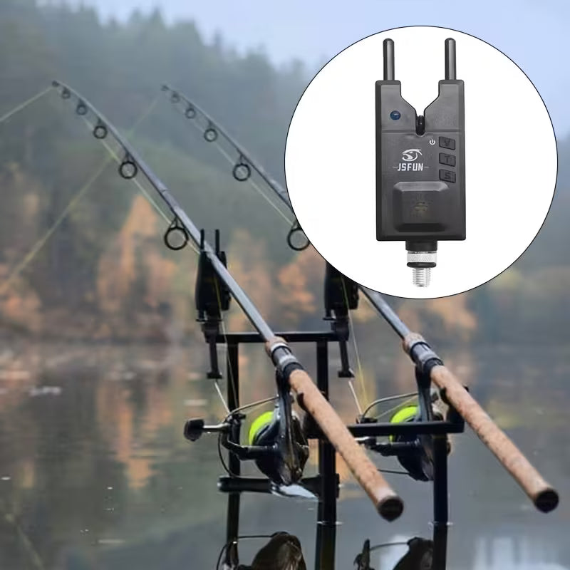 Three JS Fun Quality Black Swingers – Ultra-Sensitive Carp Bite Alarm Indicators