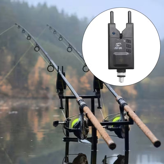Three JS Fun Quality Black Swingers – Ultra-Sensitive Carp Bite Alarm Indicators