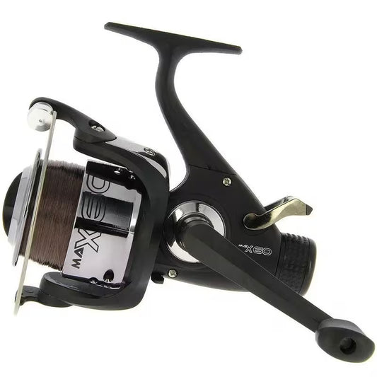 Carp Fishing Max 60 2BB Free Runner Reel with 10lb Line