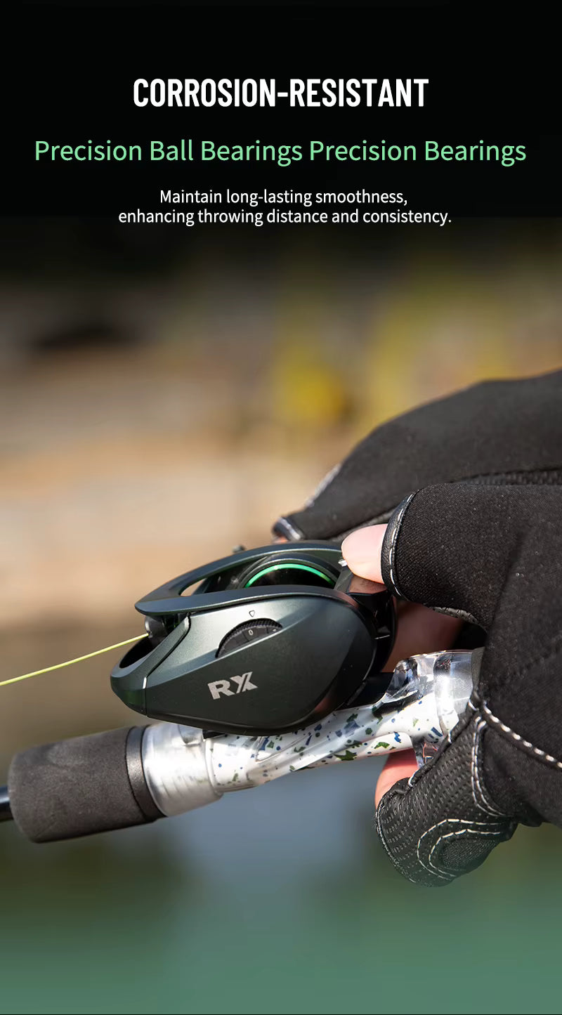 Billings Compact Baitcasting Reel – 6KG Magnetic Brake with Alarm