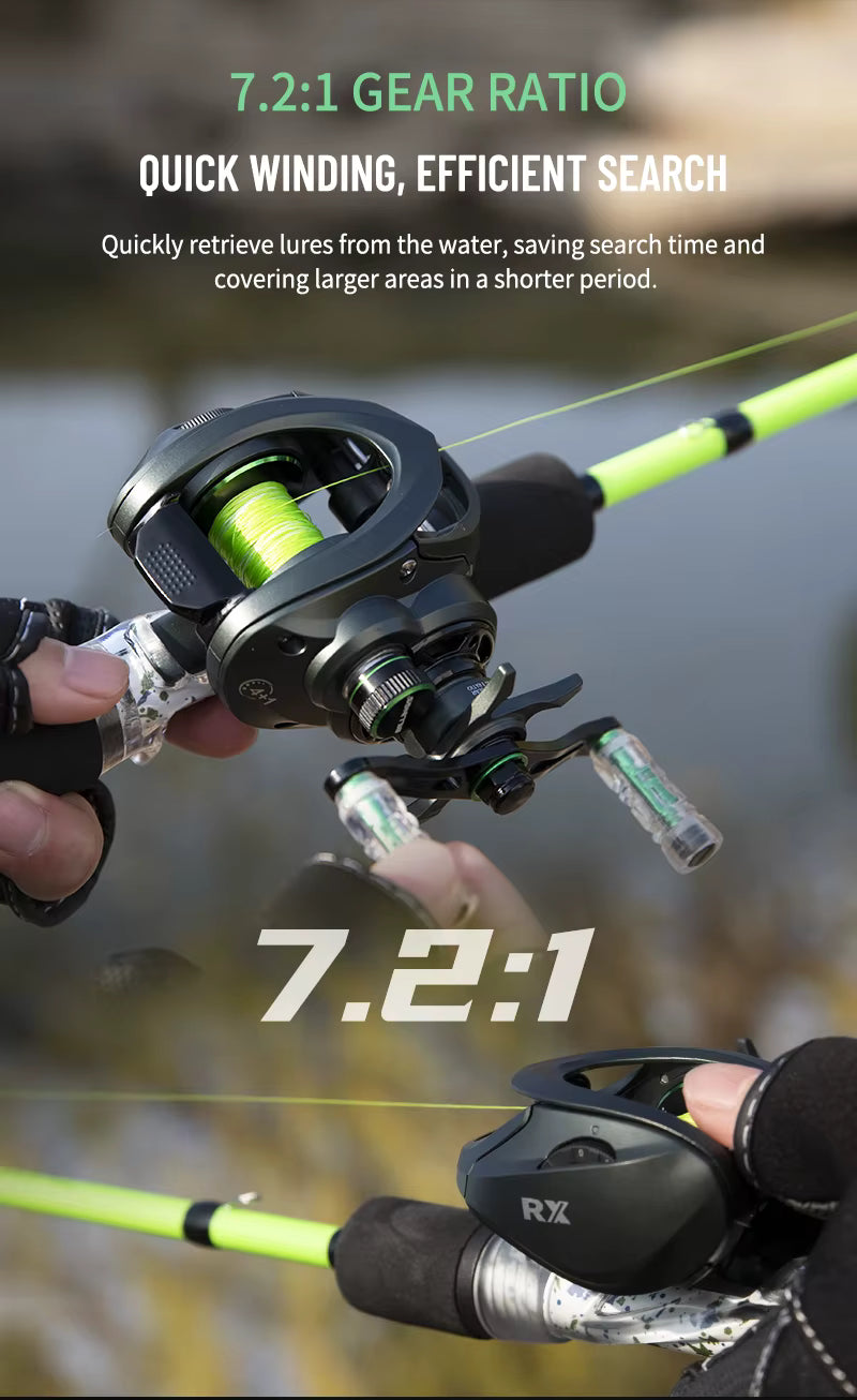 Billings Compact Baitcasting Reel – 6KG Magnetic Brake with Alarm