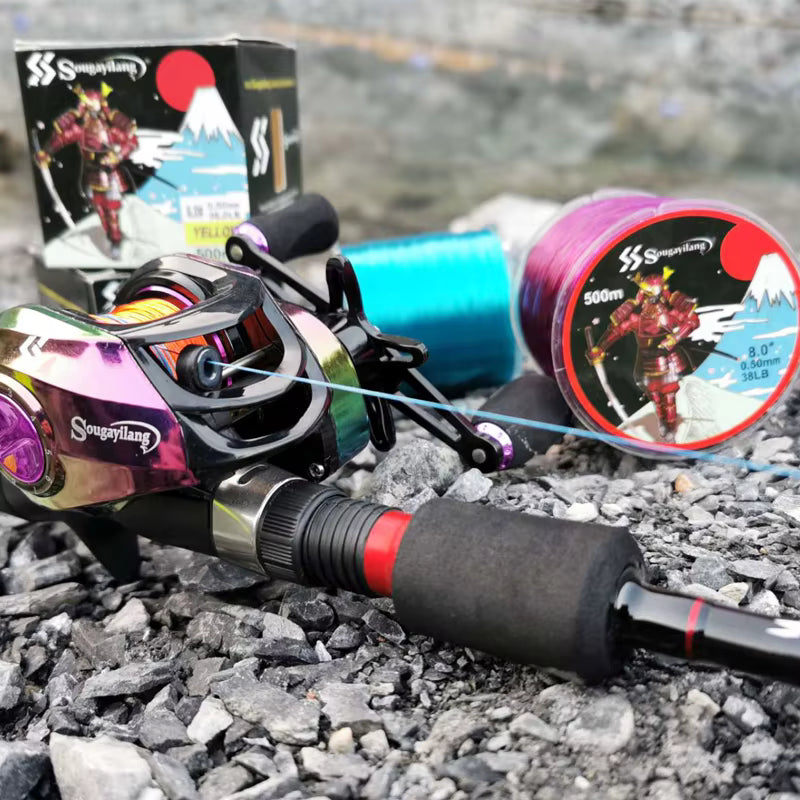 Sougayilang 500M Nylon Fishing Line Strong Japanese Monofilament for Carp & Perch
