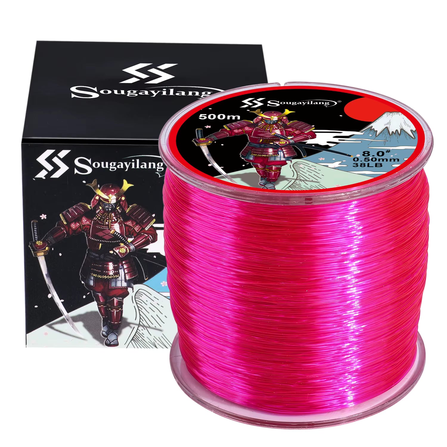 Sougayilang 500M Nylon Fishing Line Strong Japanese Monofilament for Carp & Perch