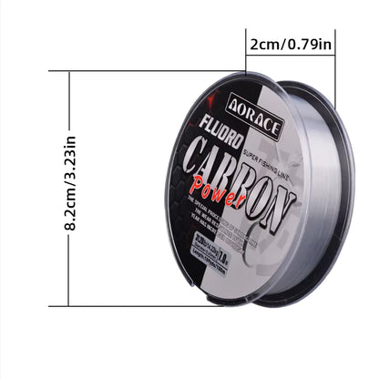 Aorace 300M Fluorocarbon Fishing Line | Japanese Carbon Fiber Nylon Monofilament Sinking Line for Sea Fishing (Copy)