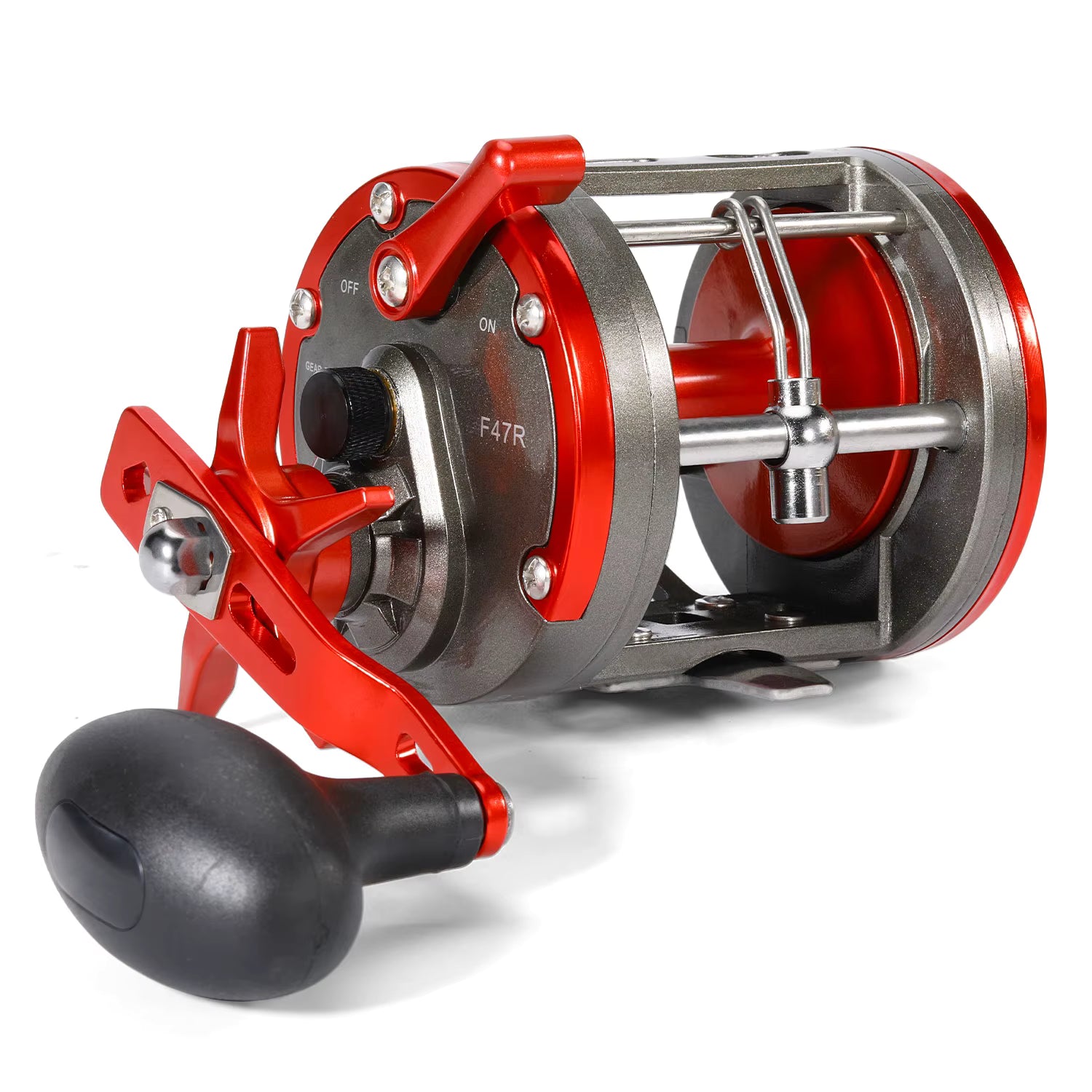 Sougayilang Baitcasting Trolling Reel 28kg Max Drag 3.8 Gear Left/Right Hand Fishing Reel