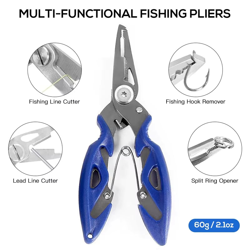 263PCS All-in-One Fishing Gear Set | Tackle Box with Pliers & Accessories