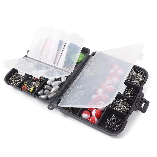 263PCS All-in-One Fishing Gear Set | Tackle Box with Pliers & Accessories