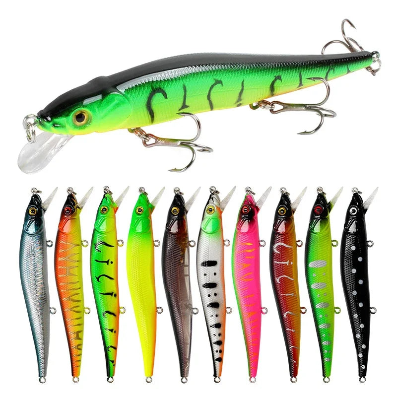 Swim-bait Fishing Lure 115mm/14g – Minnow Crankbait for Pike & Perch