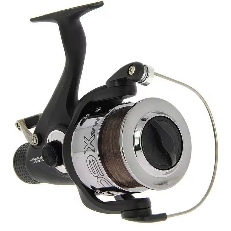 Carp Fishing Max 60 2BB Free Runner Reel with 10lb Line