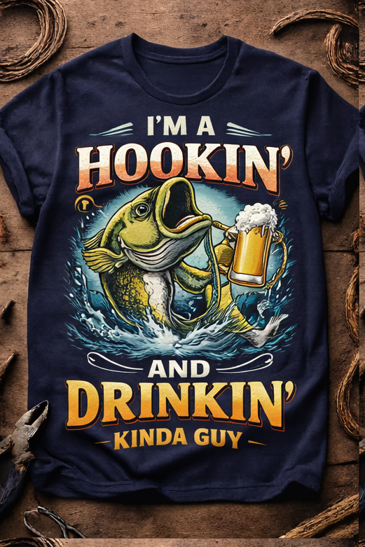 Funny Fishing Tee shirt for Anglers & Fishermen