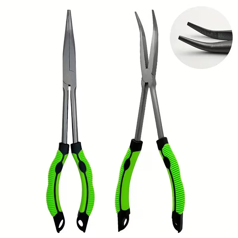 Professional-Grade Long Nose Hook Remover Pliers – Essential Fishing Tool